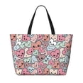 thumbnail image 2 of Disketp Cartoon Hearts Bolsa de Playa de Gran Capacidad, Bolso Impermeable y a Prueba de Arena para Mujer, Ideal para Playa, Piscina y Natación, 2 of 7