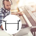 thumbnail image 2 of Shisuyan 2 Sets Electronic Organ Keyboard Universal Elevation Brackets Keyboard Holder, 2 of 8