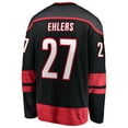 thumbnail image 3 of Men's Fanatics Nikolaj Ehlers Black Carolina Hurricanes Home Breakaway Jersey, 3 of 3