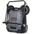 thumbnail image 4 of 25.6" Walk-Behind Hand Push Floor Sweeper - Manual Non-Electric with 5-Gallon Waste Container Adjustable Foldable Handle for Walkway Yard Garage Patio, 4 of 10