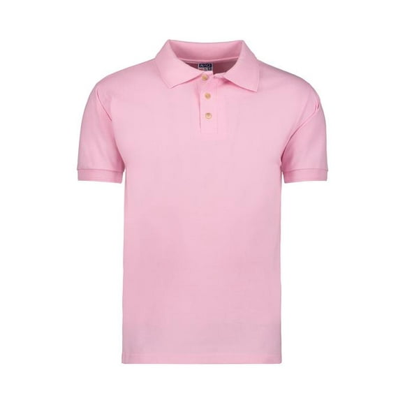 Playera Tipo Polo NAO Piqué Manga Corta Rosa Talla Chica