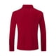 thumbnail image 5 of Men's Golf Shirt Casual Sports V Neck Ribbed Collar Short Sleeve Fashion Casual Solid Color Plain Spring & Summer Regular Fit L, 5 of 5