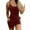 Wine, variant on MIANHT Dresses for Women, Plus Size Dresses, Women's Summer Casual Round Neck Solid Sleeveless Pocket Dress