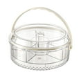 thumbnail image 3 of HEYMKGO Portable Fruit Storage Container with Lid & Compartments & Ice Layer & Non-Slip Handle Ideal for Picnic, Camping, Office & Refrigerator, 3 of 6