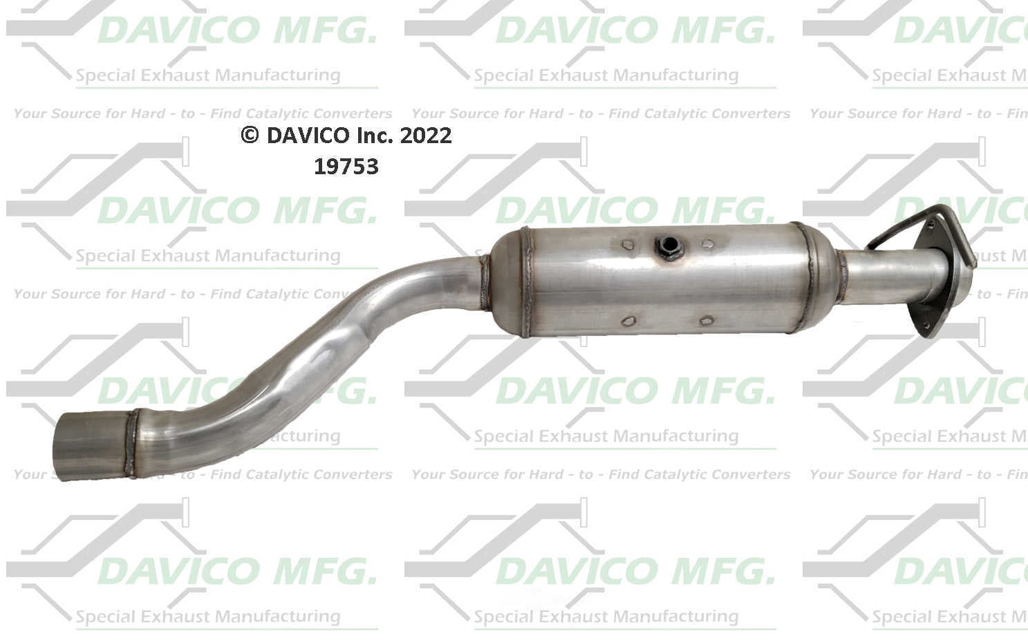 Davico Mfg 19753 Direct-Fit Catalytic Converter