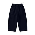 thumbnail image 4 of KVPLBQFD Girls Sweatpants Size 14-16 Cute Pants Grey Sweatpants Blue Pants Toddler Summer Clothes Little Girl Clothes Size 6-7 2 Year Old Girl, Black 11-12 Years, 4 of 6