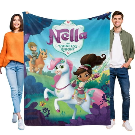 Nella the Princess Knight-Anti-Pilling Flannel Blanket Soft Lightweight Plush Fuzzy Cozy Luxury Blanket for Home and Kitchen Use – Perfect for Kids and Adults 52 *60 (130cm*150cm) Nella the Princess Knight-Anti-Pilling Flannel Blanket Soft Lightweight Plush Fuzzy Cozy Luxury Blanket for Home and Kitchen Use – Perfect for Kids and Adults 52 *60 (130cm*150cm)