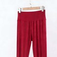 thumbnail image 4 of Drovellove Women's Checkered Plaid Long Pajama Pants - Cropped Pants Elastic Waist Casual Lounge Pants for Home or Relaxed Days, 4 of 5