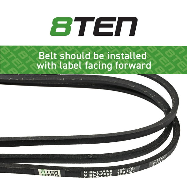 8TEN Deck Belt for John Deere Z425 Z445 M154296 M158131 54 inch