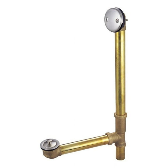 Elements of Design Twist' N 1.5'' Leg Tub Drain With Overflow