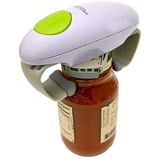Elite Gourmet EJO800 High Power Torque Automatic Battery Operated Electric Jar Opener, One-Touch Electric Operation, Easily Remove Most-Size Lids