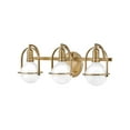 thumbnail image 3 of 3 Light Bath Vanity-Heritage Brass Finish Hinkley Lighting 53773Hb, 3 of 7