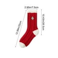 thumbnail image 3 of Hometravel Christmas Fleece Socks, Thickened Warm Socks for Winter, Cozy Floor Socks with Holiday Patterns, Festive Footwear for Indoor and Home Wear, 3 of 6