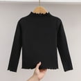 thumbnail image 6 of Mgmyaa Base Layers for Girls Winter Velvet Long Sleeve Round Neck Top Soft Warm Shirt for Kids, 6 of 6