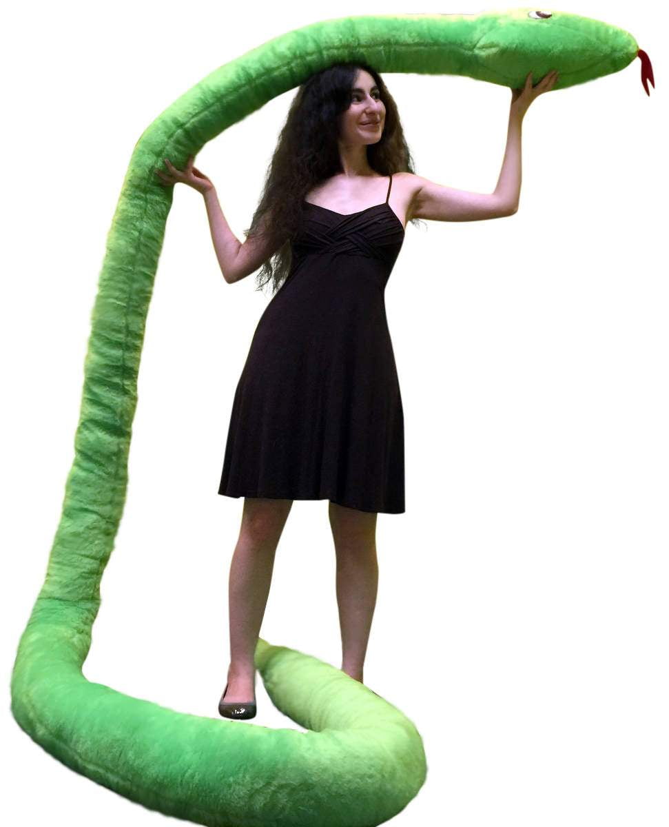 big stuffed animal snake