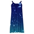 thumbnail image 4 of Vestido de verano para mujer, estampado, sin mangas, con cuello, sexy, informal, fluido, para la playa OAVQHLG3B Store  lin121212, 4 of 4