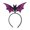 D, variant on Halloween Bat Ear Headband Felt Costume Accessory B 1pc