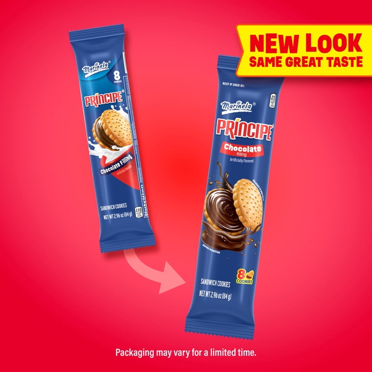 Marinela Principe Chocolate Sandwich Cookies, 8 count, Cookie