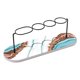 thumbnail image 2 of Modern Bathroom Toothbrush Holders With Quick Dry Diatom Mud Tray - 4 Slots Storage Rack For Tooth Cup Shaver Soap Deals Of The Day Clearance, 2 of 8