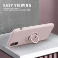 thumbnail image 3 of ATTOE for iPhone Xs Max Case with Kickstand | Baby Grade Liquid Silicone | 10ft Drop Tested Protective, Microfiber Lining Shockproof Full-Body Cover Case for iPhone Xs Max(Pink Sand), 3 of 5
