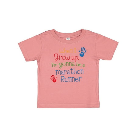 

Inktastic Marathon runner Future Gift Baby Boy or Baby Girl T-Shirt