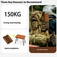 thumbnail image 4 of Wosthever Ligero, plegable, de alto rendimiento, esencial para exteriores, senderismo, pesca, duradero, resistente, adecuado para exteriores y Ropa Deportiva, Zapatos marrón, 4 of 6