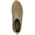 thumbnail image 3 of LAUREN RALPH LAUREN Womens Grey Beige Color Block Logo Back Tape With Pull Tab Cushioned Goring Rylee Almond Toe Block Heel Leather Boots Shoes 7.5 B, 3 of 3