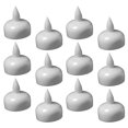 thumbnail image 3 of Worallymy 12pcs luces en forma de vela LED lámparas sin llama decoración impermeable luces de agua, blanco cálido Worallymy JD735800196, 3 of 7