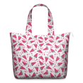 thumbnail image 1 of Weekender Bag with Tropical Watermelon Fresh Summer Prints Large Capacity Travel Tote Bag Lightweight with Cute Fruit Patterns Geometric Design, 1 of 5
