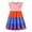 A-Orange13, variant on Bobifish Big Girls Casual Dresses Ruffle Cap Sleeve Crew Neck Solid Green Tiered Dress Soft Knit Everyday Outdoor Sundress