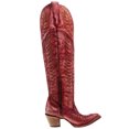 thumbnail image 4 of Corral Womens Women`s  Distressed  Embroide 20In Top Boot 8 M Red, 4 of 5