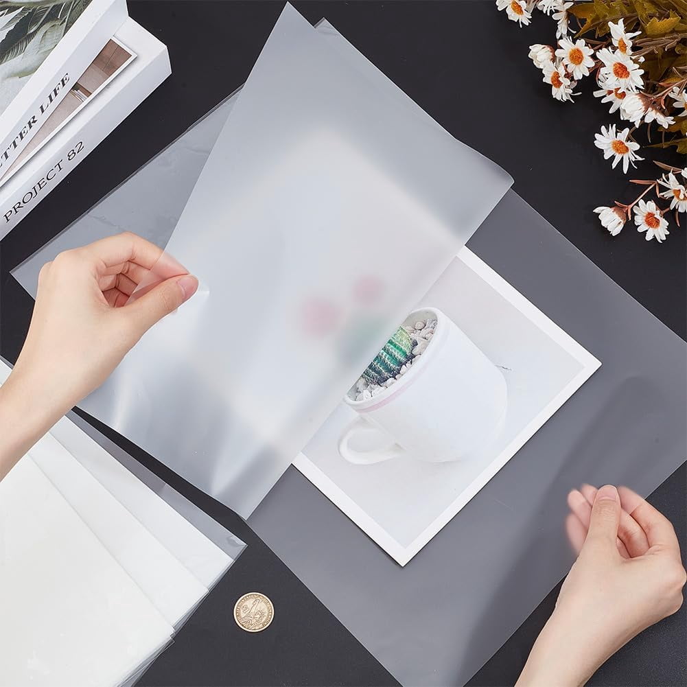 100pcs 12x17 Inch Thermal Laminating Pouches 4 Mil A3 Hot Laminating Sheets Clear Self-Adhesive Laminate Sheets Self Sealing Laminate Sheet for Book Album Protection DIY