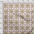 thumbnail image 2 of oneOone Cotton Silk Fabric Geometric Ikat Print Fabric BTY 42 Inch Wide, 2 of 4