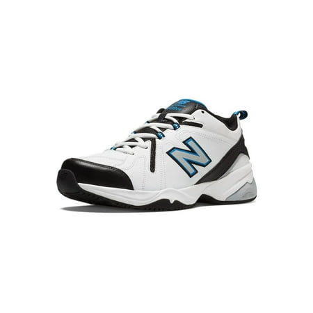 New Balance Mens Mx608v4r Low Top Lace Up Running, White/Royal Blue, Size