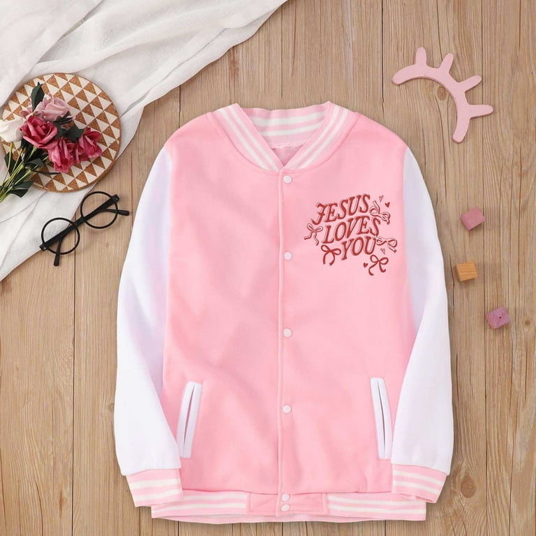 WUXIAN Toddler Kid's Casual Printed Jacket Baseball Jacket Sports