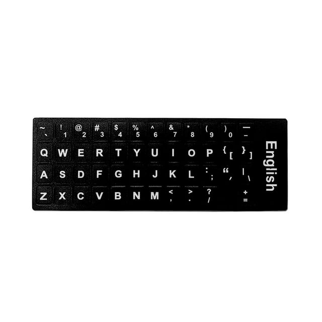 .English Letters Keyboard Stickers Frosted PVC Tablet Keyboard New US