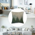 thumbnail image 5 of nygtbtfer Decorative Throw Pillow Covers Rising Mist Foggy Shadow Weather Trees Nature Parks Outdoor Range Linen Square Pillow Cover Cases for Couch Sofa White, 5 of 7