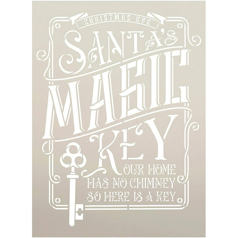 Santa's Magical Key Editable Template, Magic Key Tag No Chimney Christ –  Puff Paper Co