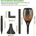 thumbnail image 2 of Outdoor Solar Lamp, Solar Torch Light 96LED Lamp, Outdoor Solar Flame Light, Outdoor Solar Garden Lamp IP65 Waterproof, Outdoor Solar Flame Garden Lam, 2 of 5
