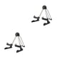 thumbnail image 2 of Yuarrent Soporte para guitarra de piso Soporte plegable universal A-Frame Bajo Cuerda Instrumento Estante Estable Ligero Violines Ukulele Negro 2piezas, 2 of 6