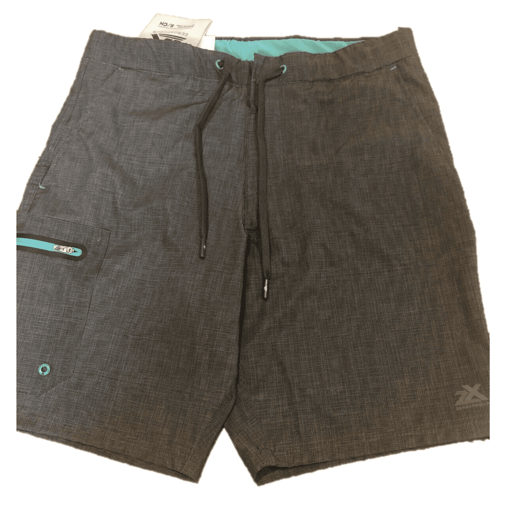 ZeroXposur Men's ZeroXposur Slate Graph Swim Shorts Size XXLarge