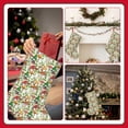 thumbnail image 7 of Uemuo Mushrooms Gnomes Print Christmas Stockings, 18inch Xmas Hanging Stocking Decorations for Christmas Party Family Decor, 7 of 7