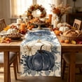 thumbnail image 5 of SLYNSHome Thanksgiving Pumpkin Table Runner, Fall Botanical Print Table Flag, Harvest Holiday Tablecloth for Dining Room Kitchen Home Party Decor, 5 of 6
