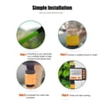 thumbnail image 2 of Digital Water Timer Programmable Outdoor Single Outlet Automatic On Off Water Hose Timer Irrigation System Controller with Manual Mode 3in Large Screen, 2 of 7