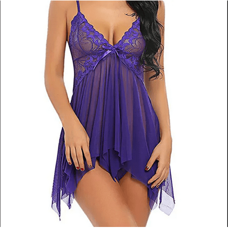 

Women Sexy Lingerie Hot Erotic Underwear Babydoll Fishnet Sleepwear
