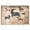Blonde Frame, variant on Cave Drawing Horses Shadowbox Print Farm Animals Art by Art Remedy, Black Frame, 54 x 36