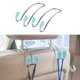 thumbnail image 4 of 2 paquetes de ganchos para auto, organizador de perchas para coche, ganchos para reposacabezas de asiento, almacenamiento de perchas, Universal para S Azul, 4 of 8