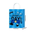 thumbnail image 2 of Bolsa de regalo de papel kraft blanco con dibujos animados para el Día del Padre, paquete de 12, 2 of 3