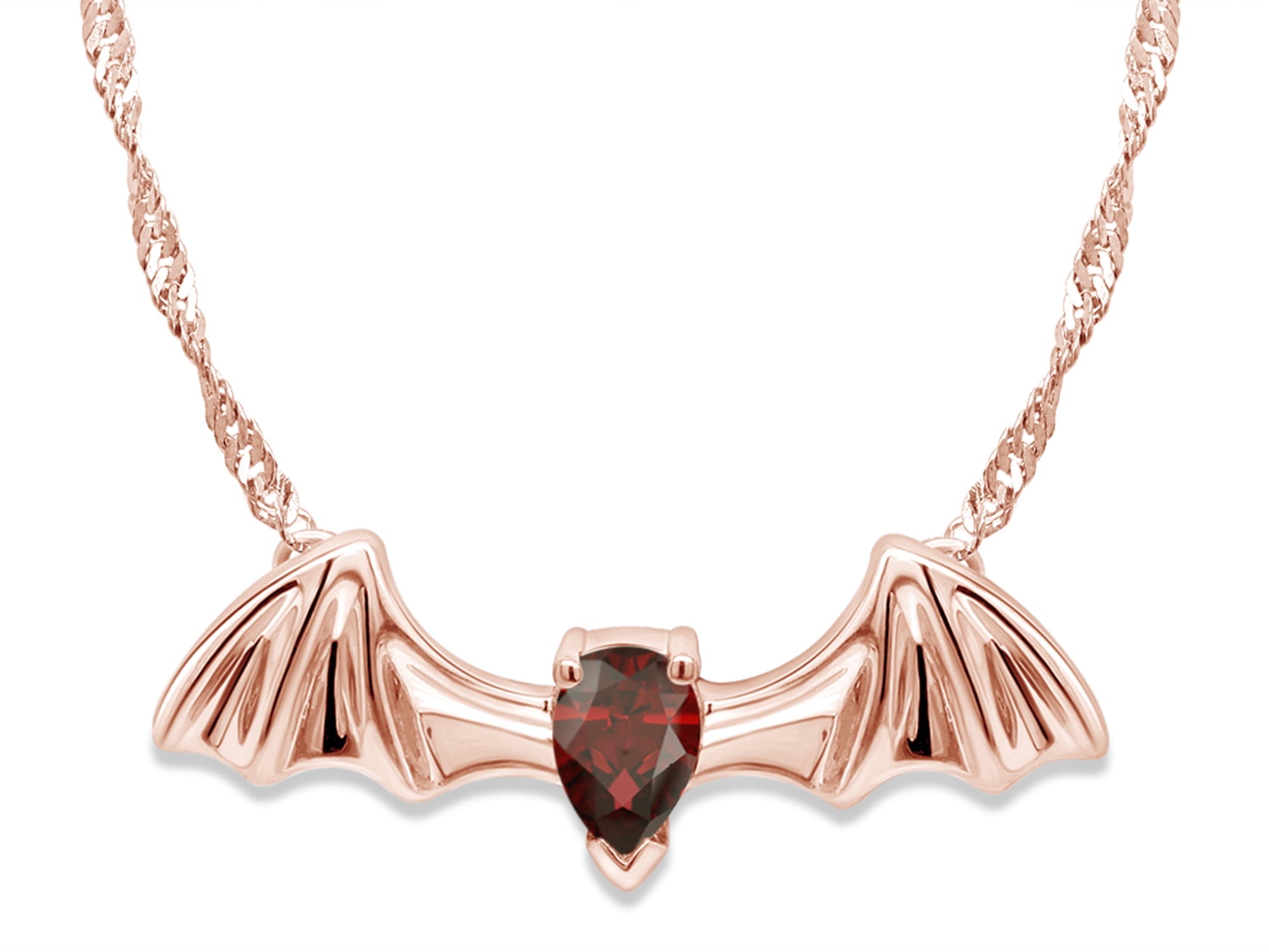 14K Rose Gold Over Sterling Silver 