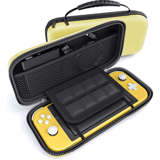 Switch lite host bolsa de almacenamiento bolsa de protección portátil anticaída más caja de almacenamiento de bolso duro para estuche de transporte de viaje Ormromra 2033386-2